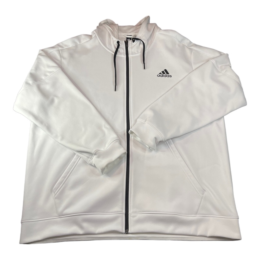 Adidas Fleece Full-Zip Hoodie - XXL